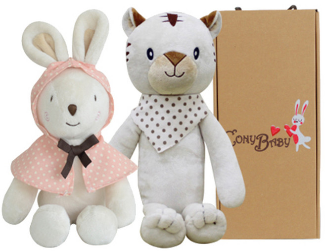코니베이비 애착인형 꼬마 코니 25 랜덤 발송 + 아기백호 티티 35 랜덤 발송, 1세트