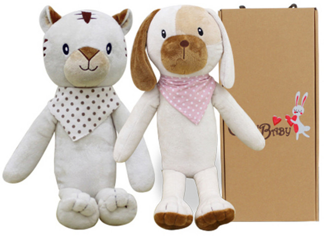 코니베이비 애착인형 아기백호 티티 35 랜덤 발송 + 아기 두두 35 랜덤 발송 + 선물박스, 1세트