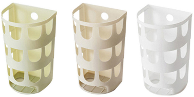 블럭마트 구멍송송 주방 비닐봉투 보관 정리함, 랜덤 발송, 3개