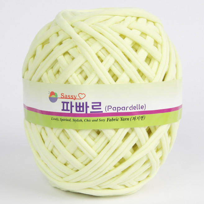 필립섬유 파빠르 패브릭얀 뜨개실, 아기노랑(3번), 95m, 1개