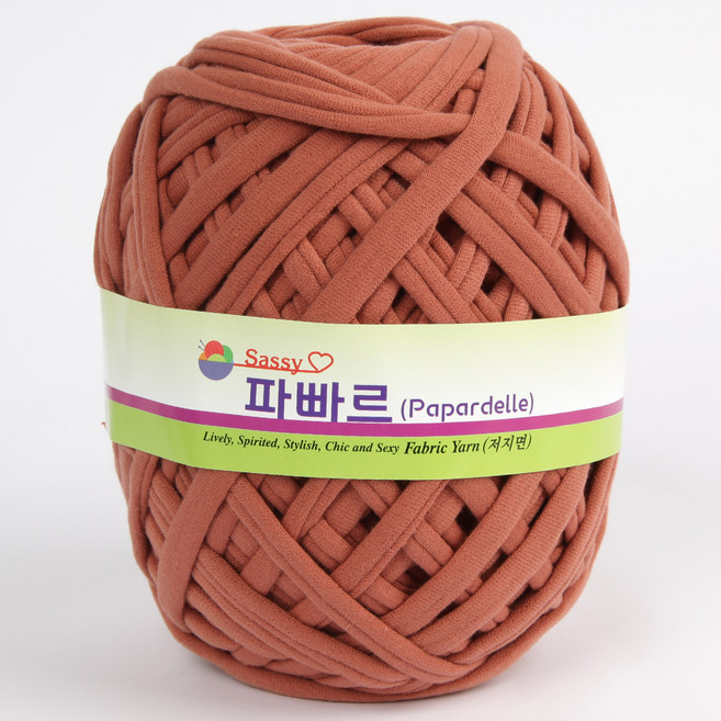 필립섬유 파빠르 패브릭얀 뜨개실, 살몬(5번), 95m, 1개