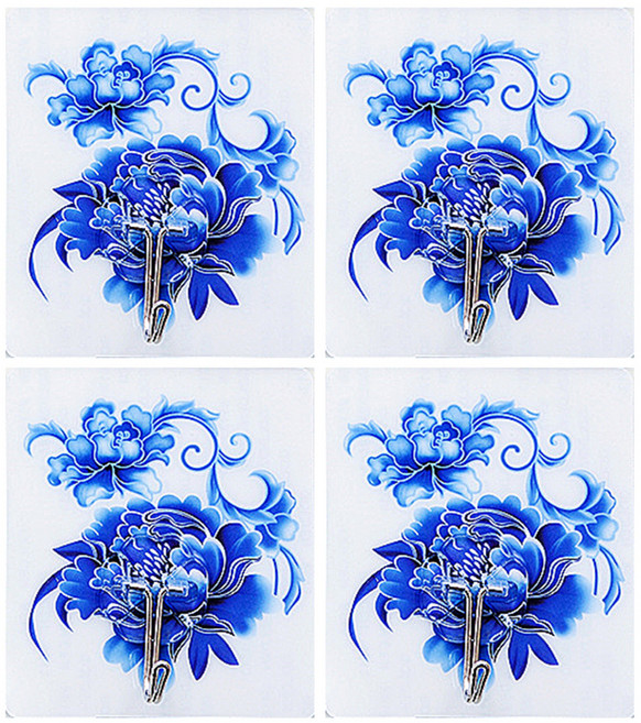 리버그린 러블리 인테리어 매직 후크, D타입, 4개