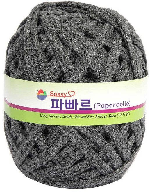 필립섬유 파빠르 패브릭얀 뜨개실, 회색(40번), 95m, 1개