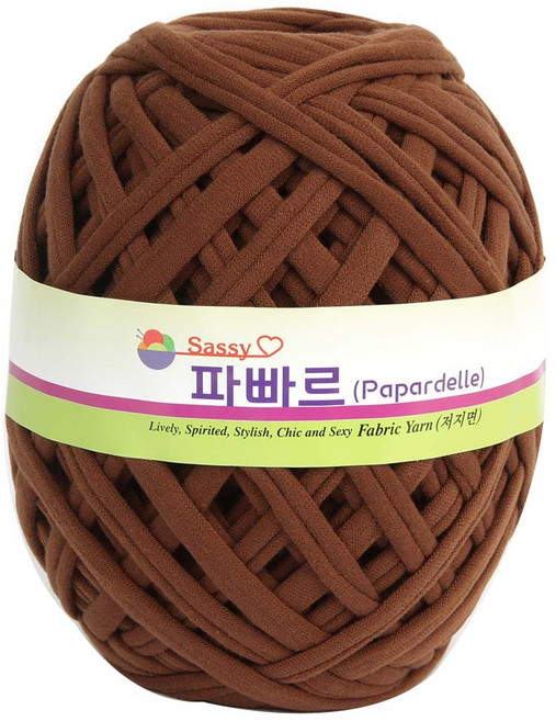 필립섬유 파빠르 패브릭얀 뜨개실, 연쵸코(34번), 95m, 1개