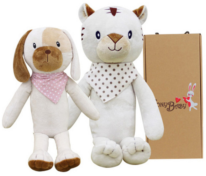 코니베이비 애착인형 아기 두두 랜덤 발송 + 내친구 백호 티티 랜덤 발송 + 선물박스, 1세트