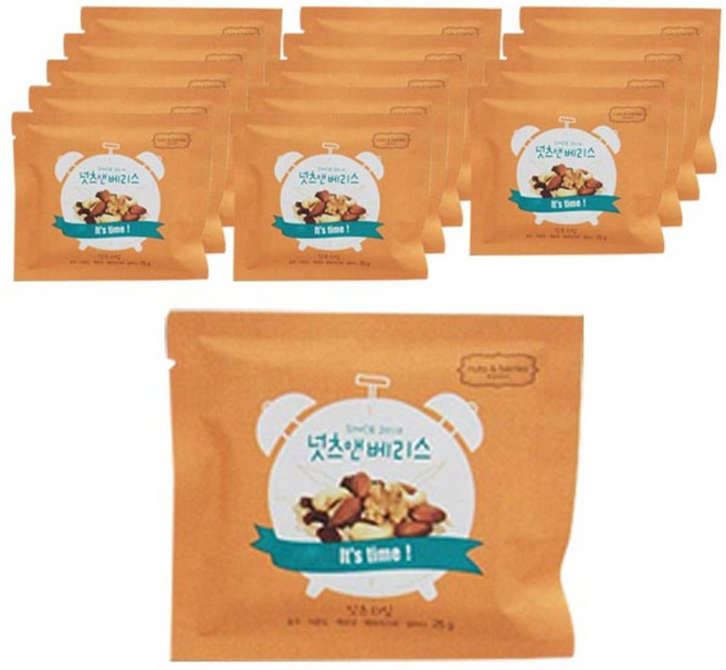 넛츠앤베리스 잇츠타임 믹스넛, 25g, 15개입