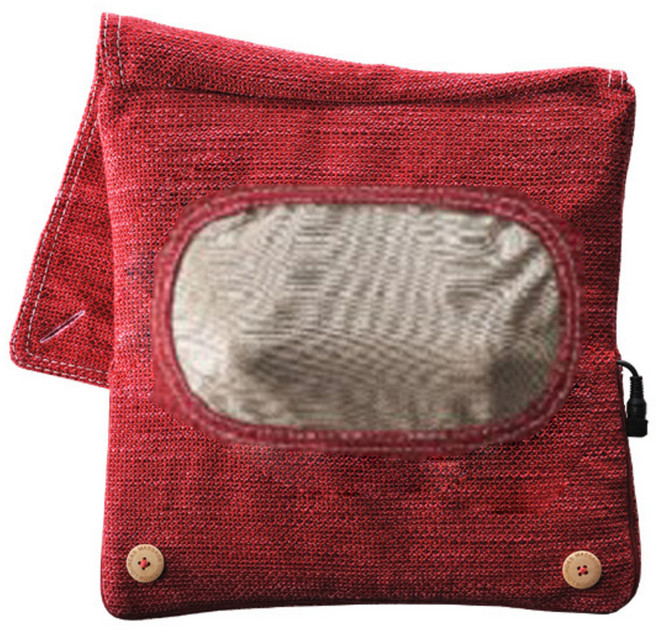 아텍스 마사지 쿠션, AX-HL148M, 믹스레드