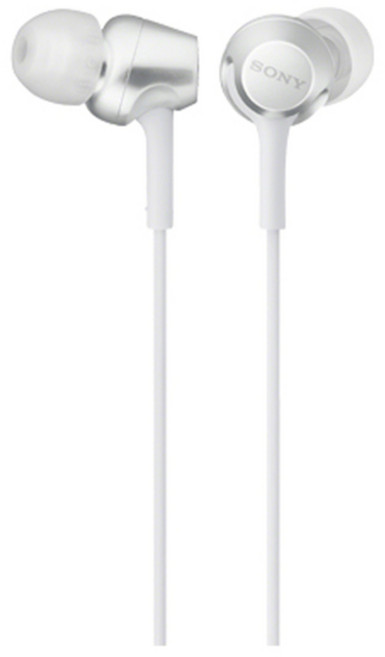 소니 컬러풀 사운드 이어폰, MDR-EX255AP, 화이트