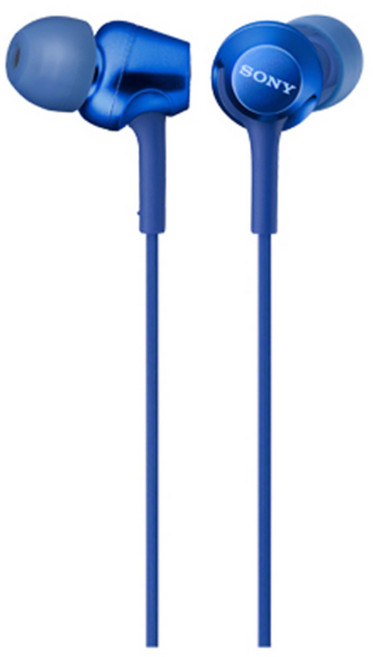 소니 컬러풀 사운드 이어폰 MDR-EX255AP 블루