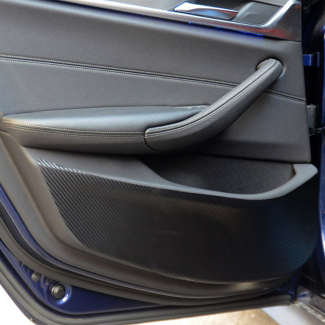 블루코드 차량용 카본 패브릭 도어커버 현대, 구형 싼타페, 블랙