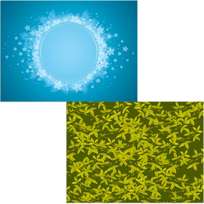 벨라 실리콘 식탁매트 2p 넝쿨 레몬 + 별2, 혼합 색상, 385 x 285 mm