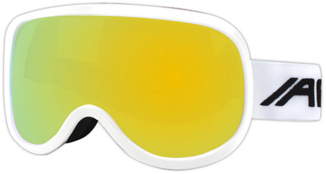 어라이즈 성인용 안경병용 미러 렌즈 스키 보드 고글 AWEA502M, WHITE, 1개