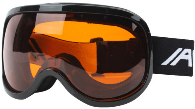 어라이즈 성인용 안경병용 싱글 렌즈 스키 보드 고글 AWEA501, BLACK, 1개