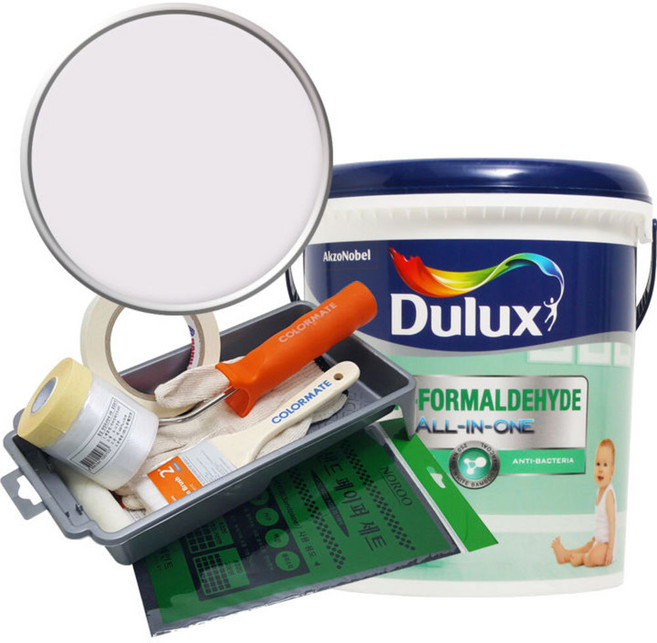 듀럭스 안티 포름알데히드 올인원 페인트 세트, Elizabethan, 3L