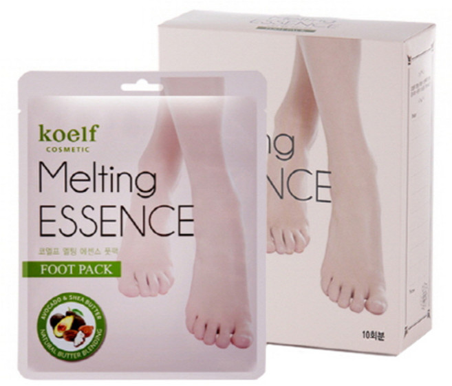 코엘프 멜팅 에센스 풋 팩, 10개입, 1개