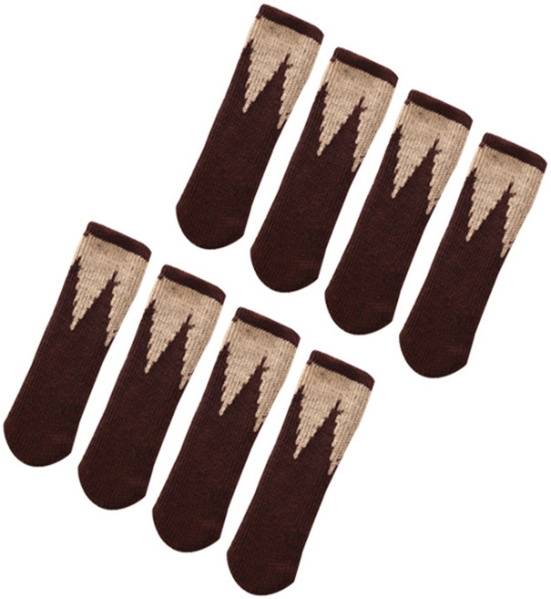 블럭마트 주방 식탁 의자 발커버 8p, 퍼플