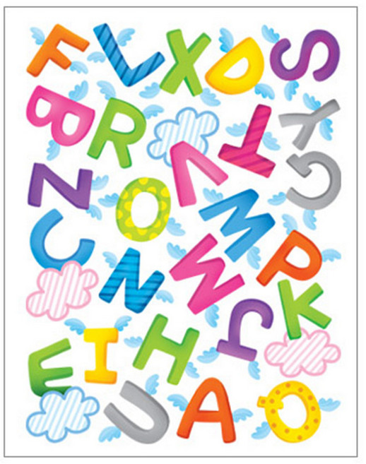 환타스틱스 펀 유니테크 스티커 FDT-844 2p, 알파벳놀이, 23.5 x 31 cm