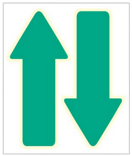 환타스틱스 바닥꾸미기 화살표 스티커 F-261 10p, 초록