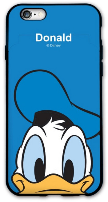 Disney 迪士尼 角色印花鏡面卡片收納手機殼