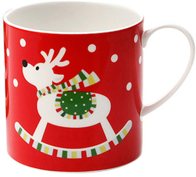 메리 루돌프 머그컵, 레드, 1개