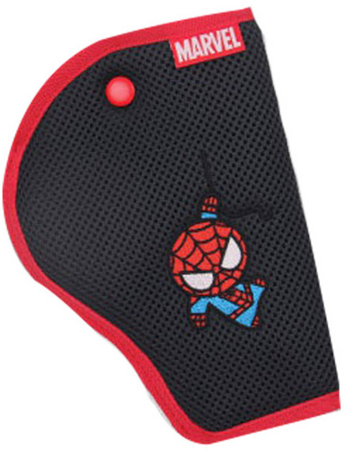마블 히어로 어린이 안전밸트 커버, 스파이더맨블랙, 1개