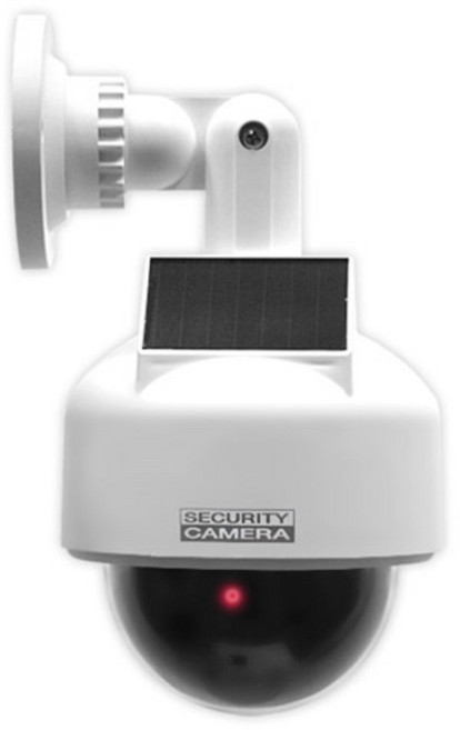 다감컴퍼니 태양열 방수 스피드돔 야외카메라 모형CCTV 화이트, 1개
