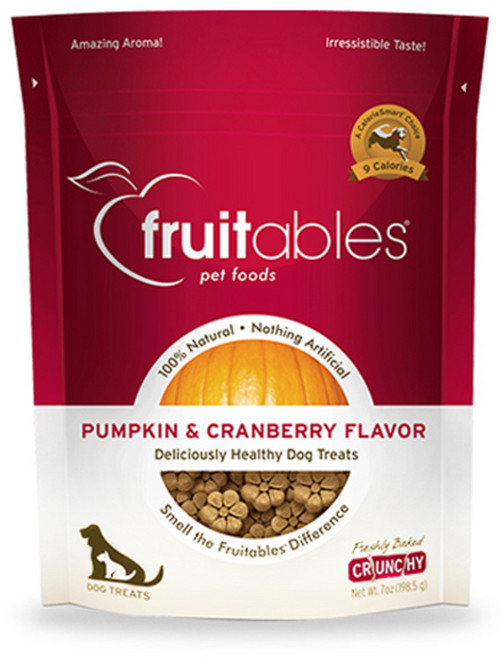 프루터블즈 강아지 크런치 비스켓, 혼합맛(호박/크랜베리), 198.5g, 1개