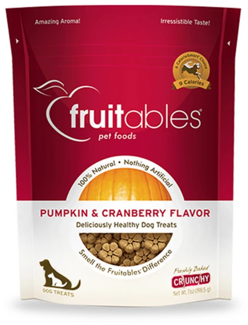 프루터블즈 강아지 크런치 비스켓, 혼합맛(호박/크랜베리), 198.5g, 1개 - 쿠팡