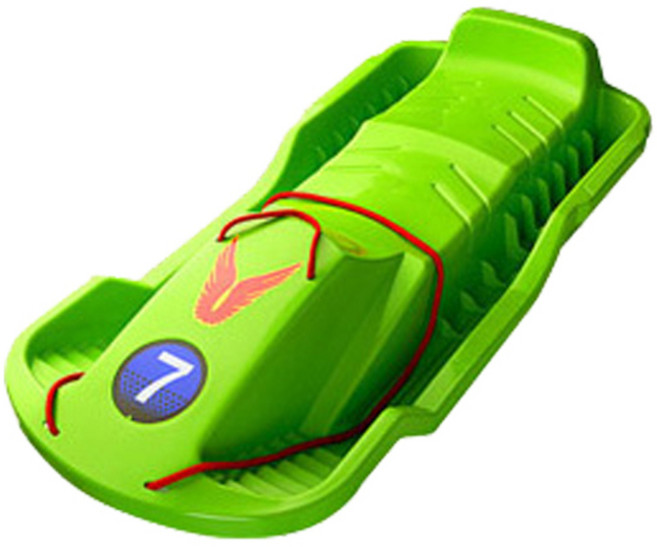 하은맘 눈설매 고급형 2인용 그린, 1개