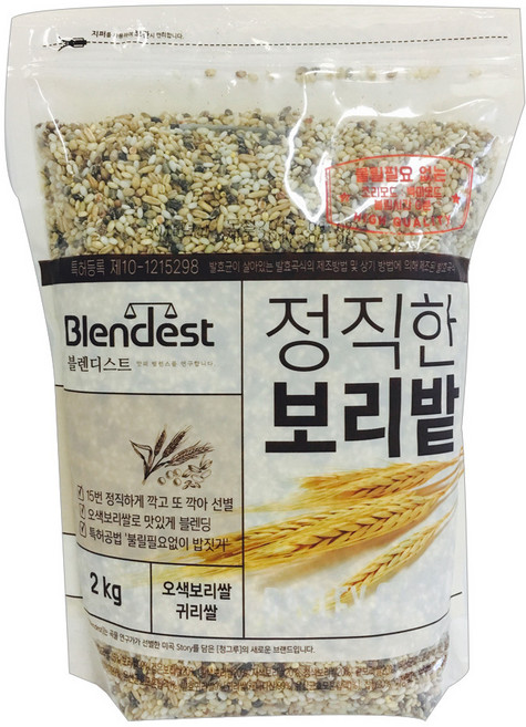 광복농산 블렌디스트 정직한 보리밭 혼합곡, 2kg, 1개