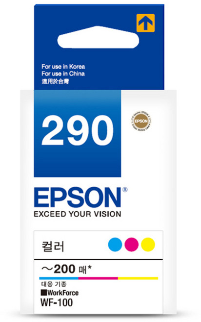 엡손 정품잉크 T290070, 컬러, 1개
