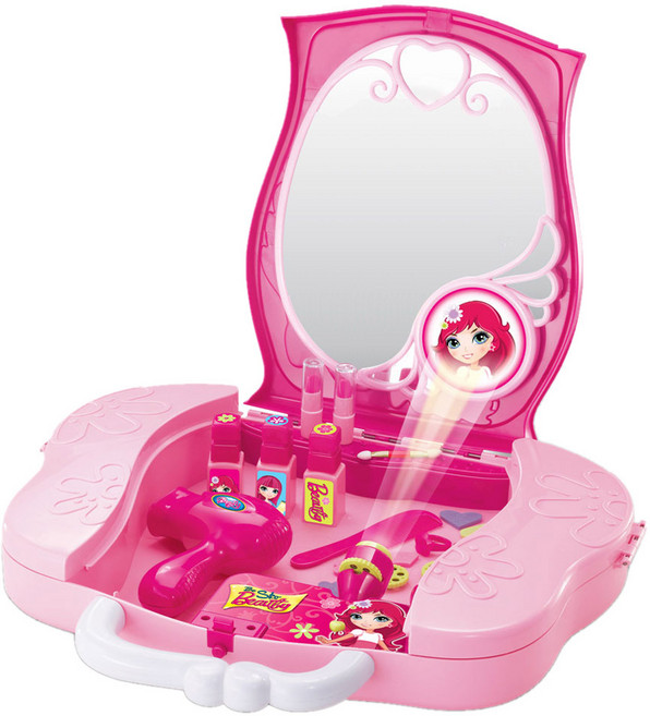 플레이 프린세스 가방 화장대 놀이세트, 혼합 색상, 1개