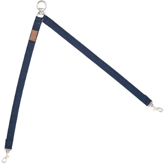 딩동펫 캐시미어 더블 리드줄, 네이비, 1개