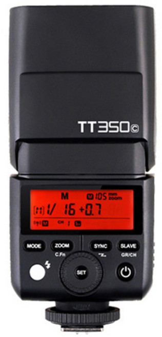 고독스 미니 스피드라이트 카메라 플래시, TT350-C, 1개