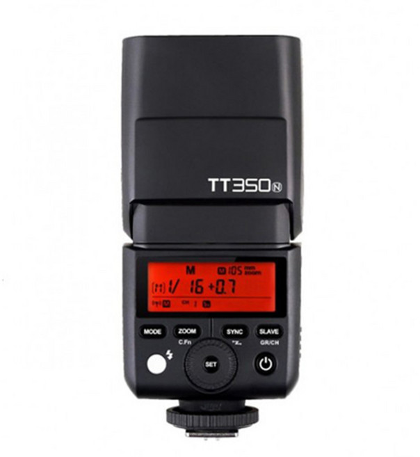 고독스 미니 스피드라이트 카메라 플래시 TT350-N, 1개