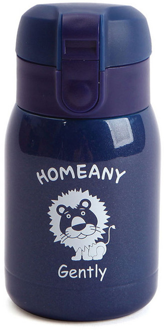 홈애니 원터치 보온보냉병, 네이비, 200ml, 1개