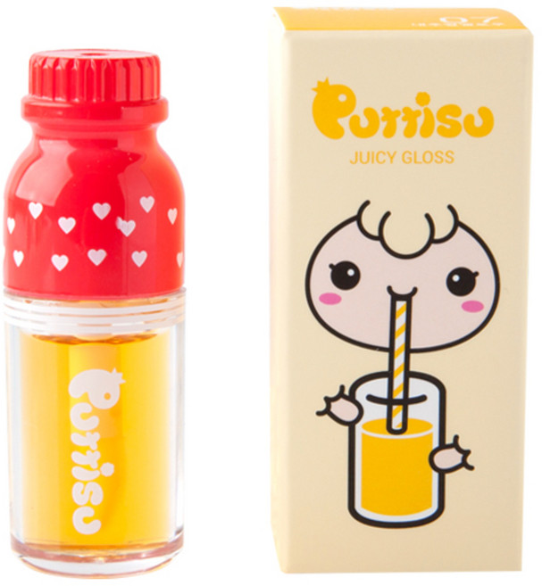 뿌띠슈 내추럴 쥬시글로스 07 내추럴옐로우 3.2g, 레몬껍질오일향, 1개