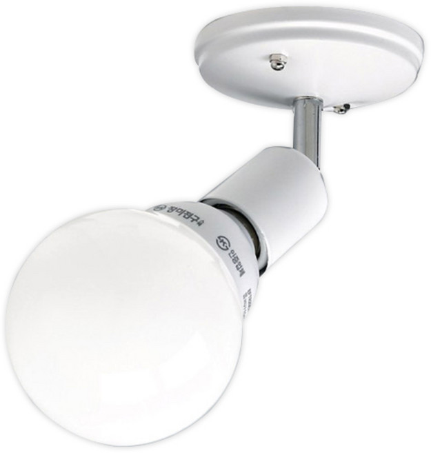 Isol Electric LED 自由桿燈座 直附式燈具 E26 2p, 白色
