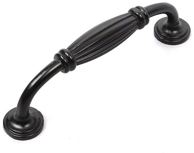 이누데코 크라운 모던 블랙 가구손잡이 96mm, 2개