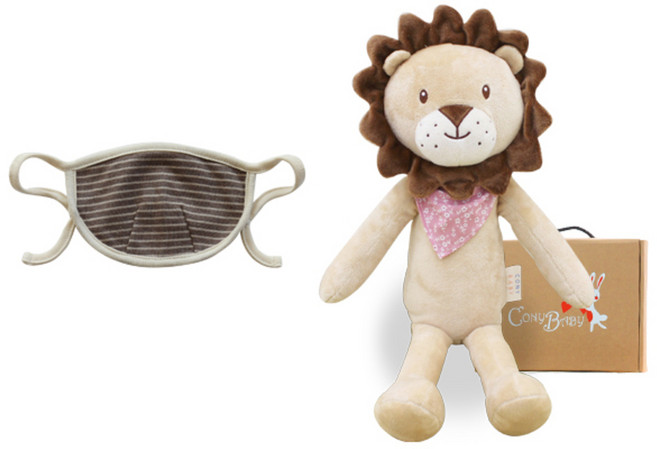 코니베이비 오가닉마스크 + 아기 차차 애착인형 랜덤 발송 + 선물박스, 1세트