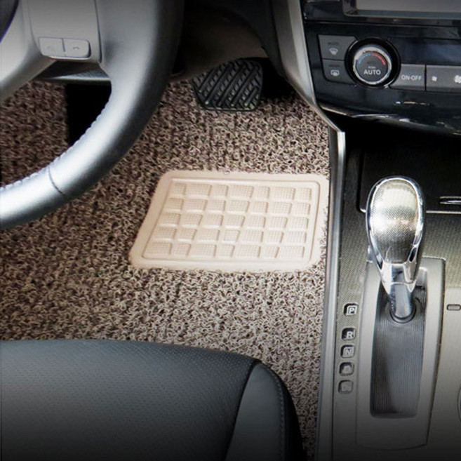 순수 코일 카매트 확장형, 현대 YF쏘나타 (2열고리X) (2009년 ~ 2014년) (3P), 베이지브라운