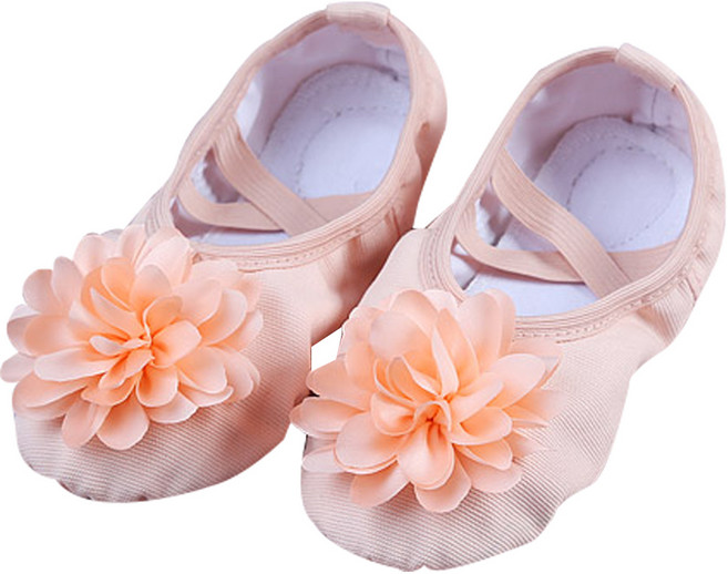 해피발레 여아용 코사지 발레슈즈 밴드형