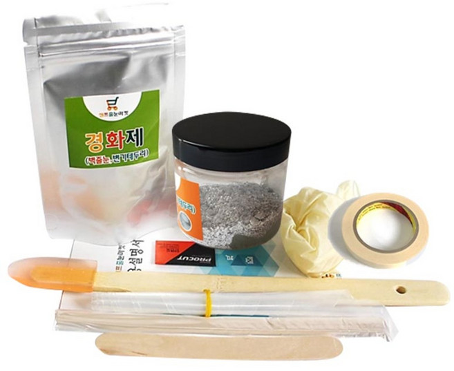 셀프줄눈마켓 변기테두리용 줄눈 보수제 실버펄 100g, 1세트