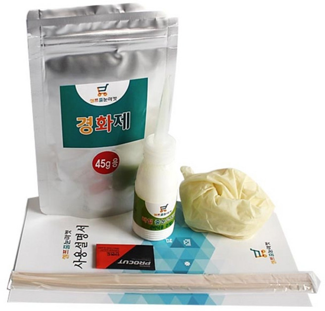 셀프줄눈마켓 바닥용 타일 줄눈 코팅제 화이트 45g, 1세트