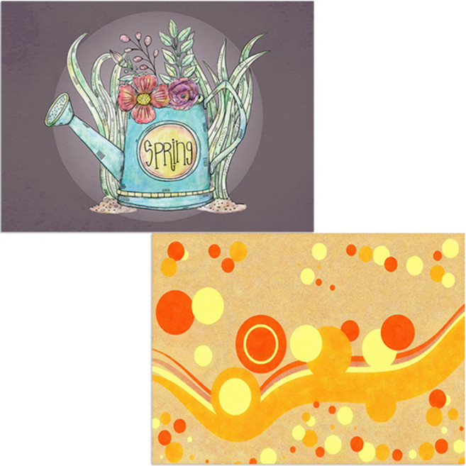 벨라 식탁매트 바람 + 화분, 10, 385 x 285 mm, 1개