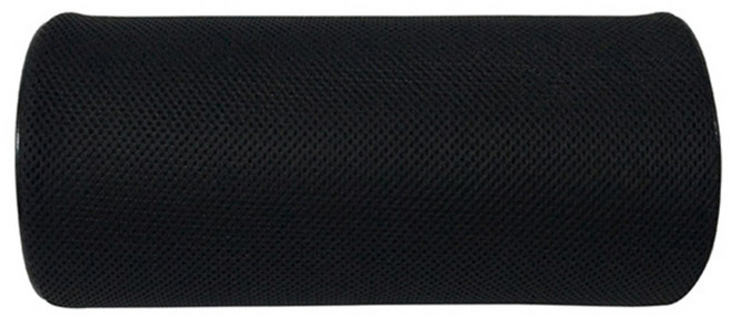 가우스 에어메쉬 목쿠션 원통형, 블랙, 1개