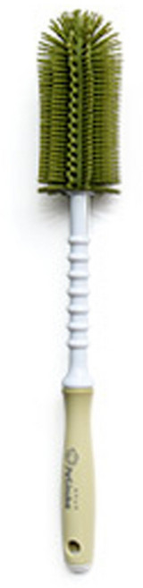 쁘띠누베 국내 제조 실리콘 젖병솔 일자형, 1개, OLIVE