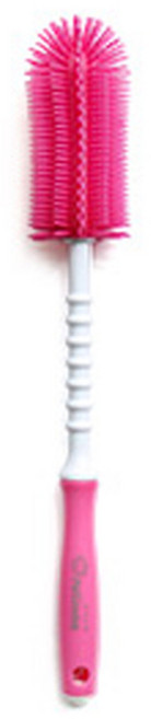 쁘띠누베 국내 제조 실리콘 젖병솔 일자형, 1개, PINK