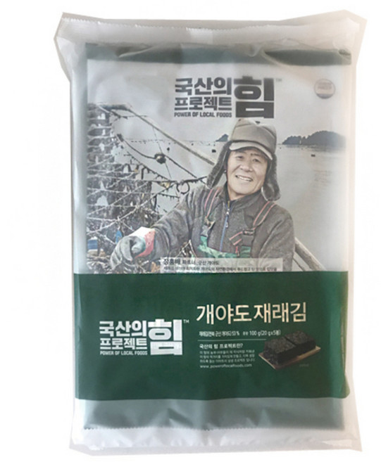 개야도재래김 조미전장김, 20g, 5개입