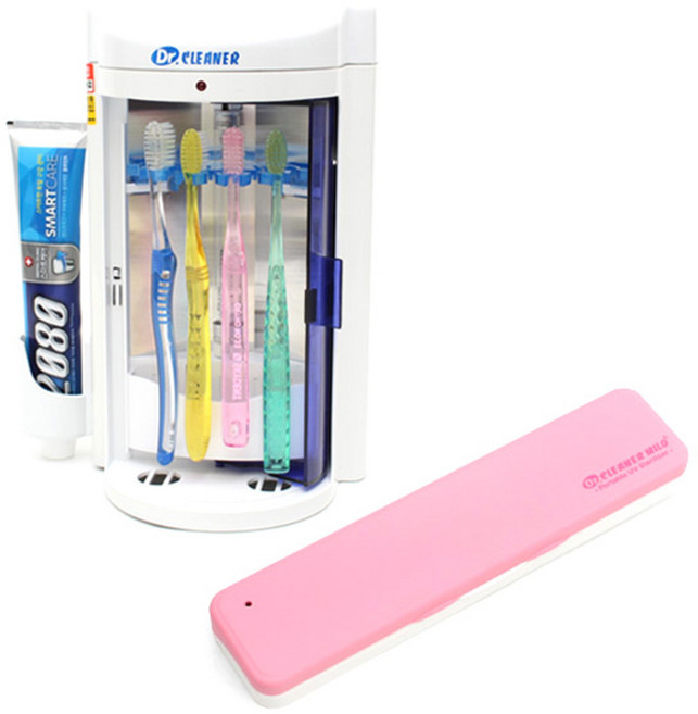 닥터크리너 칫솔살균기 가정용 DR-21 + 휴대용 BIO-701 세트, 가정용 DR-21, 휴대용 BIO-701